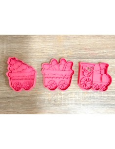 Cortadores + marcadores Tren Navideño 2