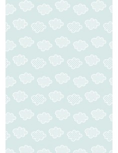 Papel de azúcar nubes Nº19