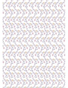 Papel de azúcar flores Nº20