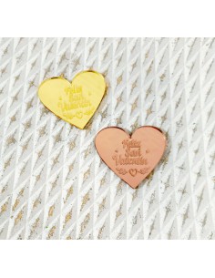Corazón Acrílico Feliz San Valentín