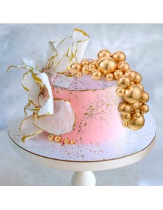 Bolas Doradas Para Tartas