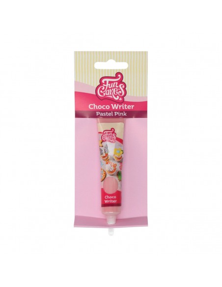 Tubo Choco Writer "Escritor" Rosa Pastel