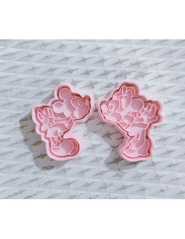 Set 2 Cortadores + marcador Mickey y Minnie