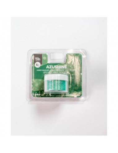 Colorante en Polvo Verde Navidad Brillo Azushine