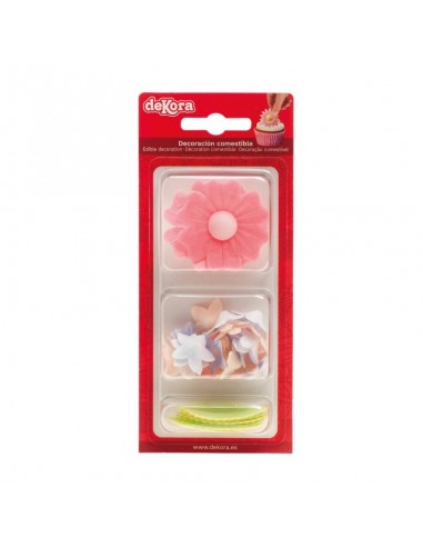 Mix Flores, Florecillas y Mariposas de Oblea