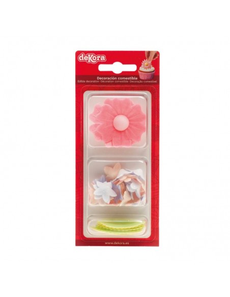 Mix Flores, Florecillas y Mariposas de Oblea