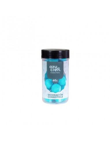 Bolas de Azúcar con Purpurina Turquesa