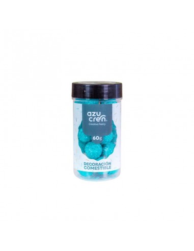 Bolas de Azúcar con Purpurina Azul