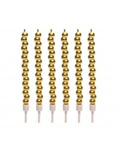 Velas Burbujas Oro