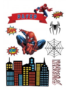 Papel Comestible Figuras Spiderman