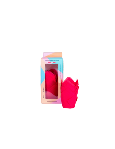 Cápsulas muffins rojas