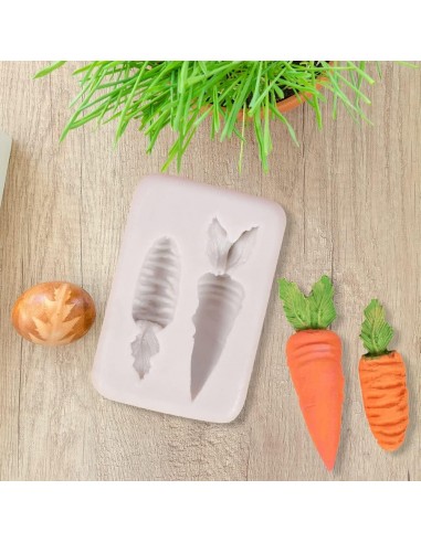 Molde de Silicona Zanahorias