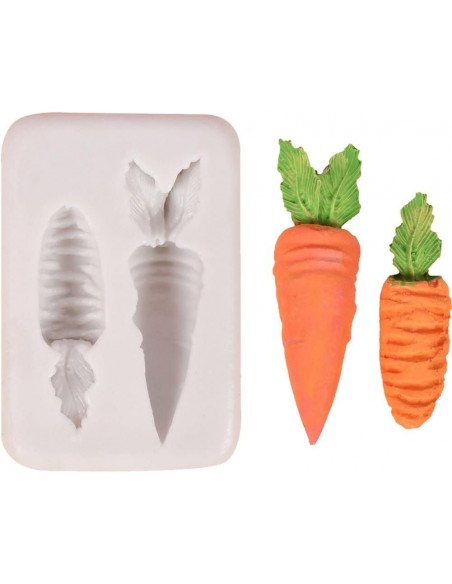 Molde de Silicona Zanahorias