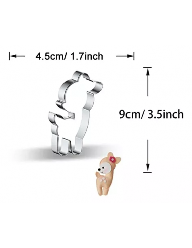 Cortador Ciervo Metálico