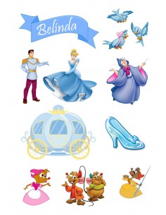 Papel Comestible Figuras Cenicienta