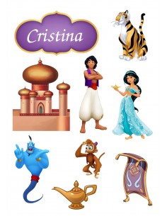 Papel Comestible Figuras Aladdin