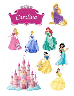 Papel Comestible Figuras Princesas