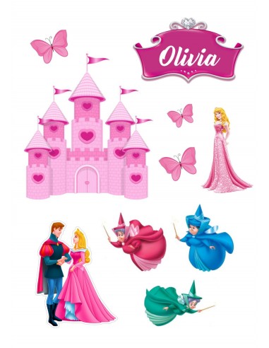 Papel Comestible Figuras Bella Durmiente