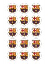 Papel de azúcar escudo Barcelona para galletas Nº74