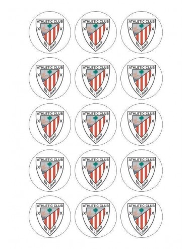 Papel de azúcar escudo Athletic de Bilbao para galletas Nº76