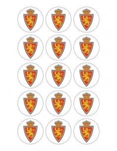 Papel de azúcar escudo Real Zaragoza para galletas Nº77