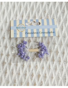 Estambres granulados 5mm azulón