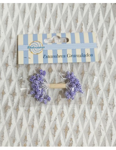 Estambres granulados 5mm azulón