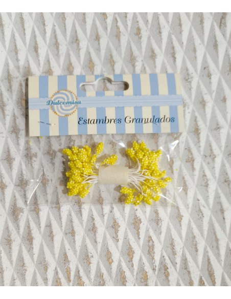 Estambres granulados 5mm amarillo