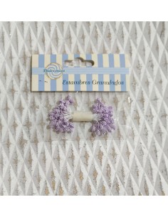 Estambres granulados 5mm lila pastel