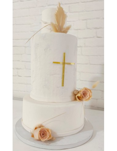 Cruz acrílica frontal 12 cm