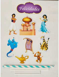 Toppers Aladdin Cartulina