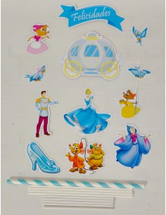 Toppers Cenicienta Cartulina