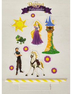 Toppers Rapunzel Cartulina