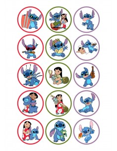 Papel de Azúcar Stitch para Galletas