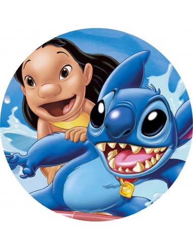 Papel de Azúcar Lilo y Stitch
