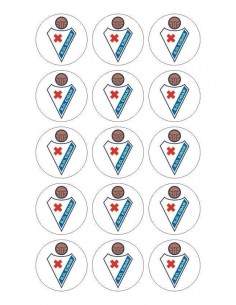 Papel de azúcar escudo Eibar para galletas Nº89