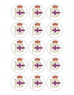 Papel de azúcar escudo Coruña para galletas Nº90
