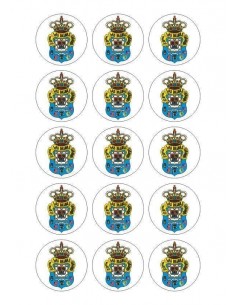 Papel de azúcar escudo Las Palmas para galletas Nº91