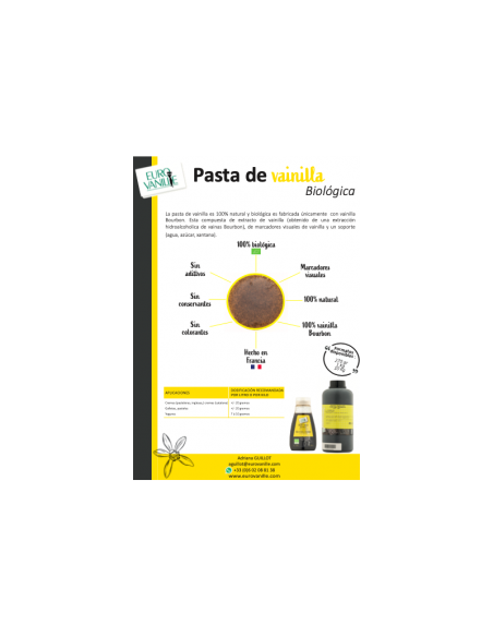 Pasta de Vainilla Bourbon de Madagascar 270gr Eurovanille