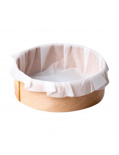 Aro de Madera para Horno con Molde de Papel 10cm