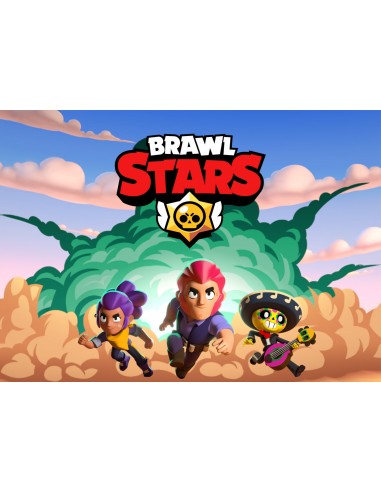 Papel de Azúcar Brawl Stars Rectangular