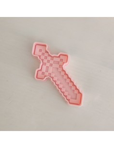 Cortador Espada Minecraft con marcador