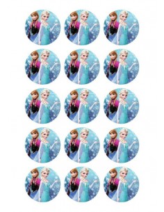 Papel de azúcar Frozen para galletas Nº96