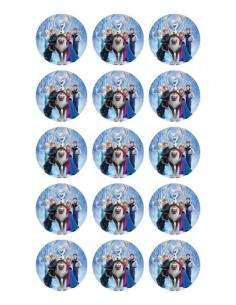 Papel de azúcar Frozen para galletas Nº98