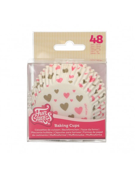 Cápsulas corazones FunCakes