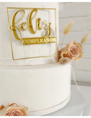 Topper frontal Feliz Cumpleaños