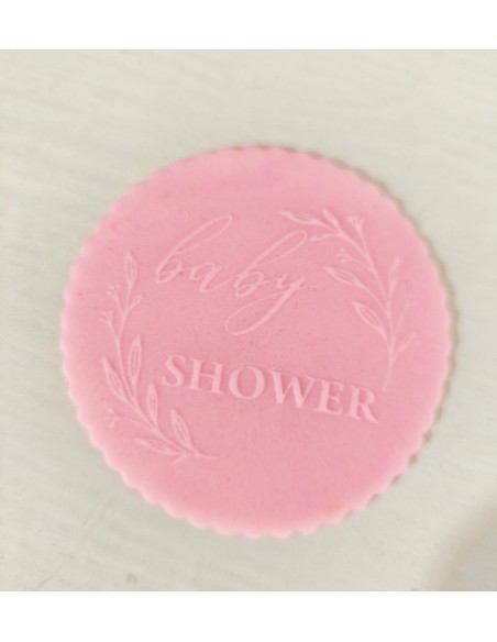 Sello Baby Shower para Fondant