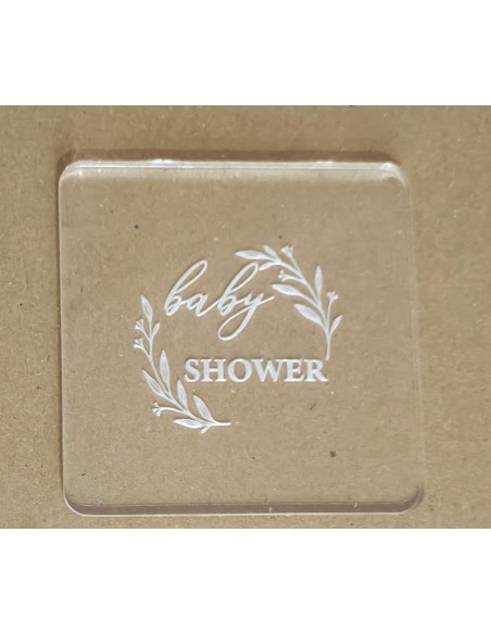 Sello Baby Shower para Fondant