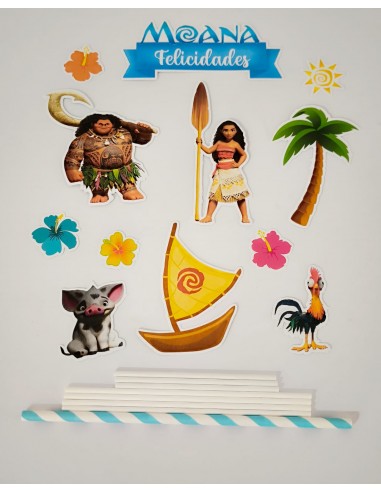 Toppers Vaiana Cartulina