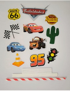 Toppers Cars Cartulina